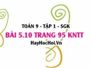 Bài 5.10 Toán 9 tập 1 SGK Kết nối tri thức